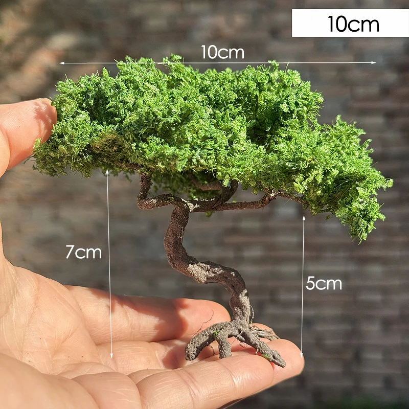 Bergpijnboommodel Hoogwaardig Miniatuur Draadboomveld Landschap Militair Zandtafelmateriaal Trein Spoorlijn Lay-Out