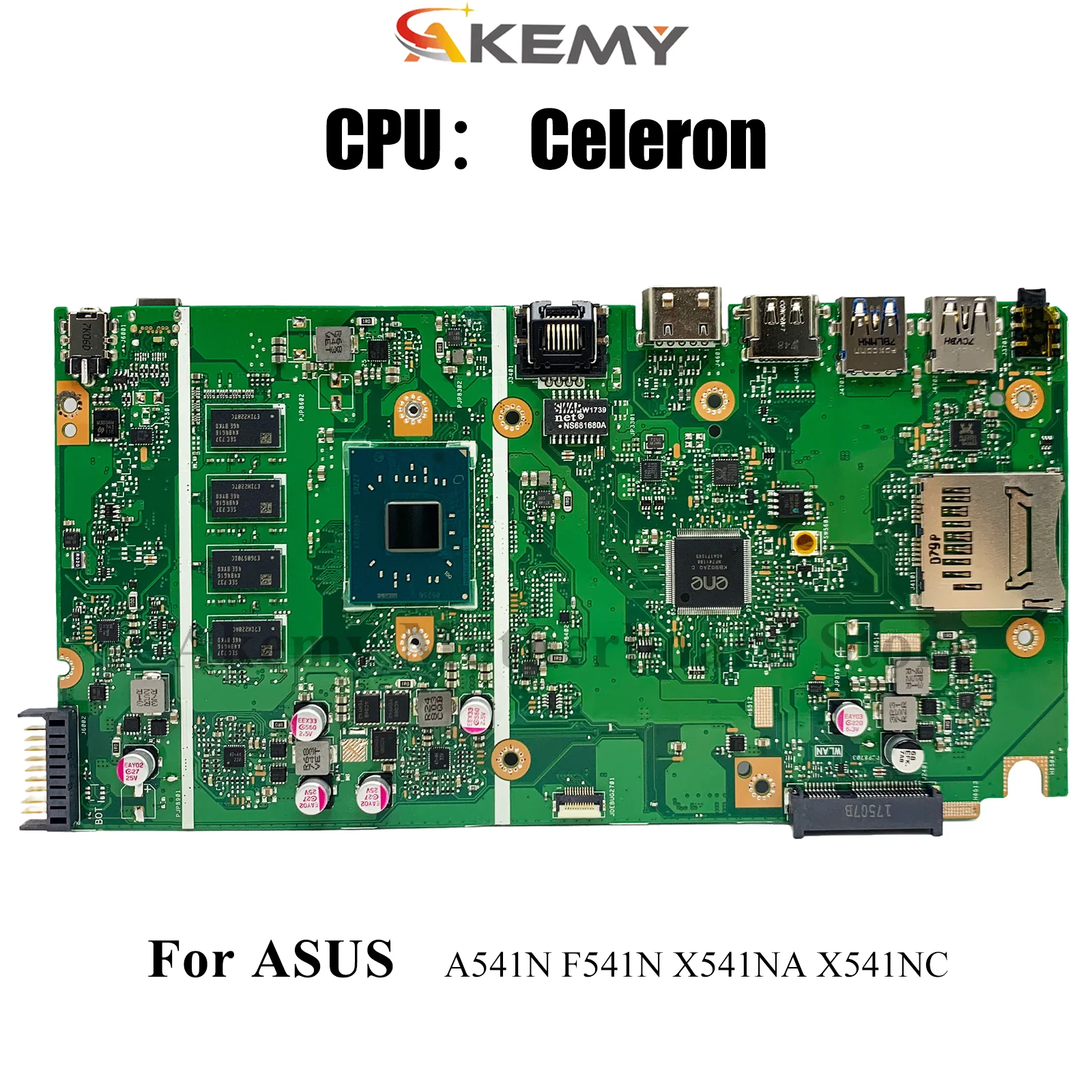 

X541NA Материнская плата для ноутбука ASUS VivoBook X541N F541N X541NA A541N X541NC A541N R541N Материнская плата для ноутбука с процессором Celeron stk