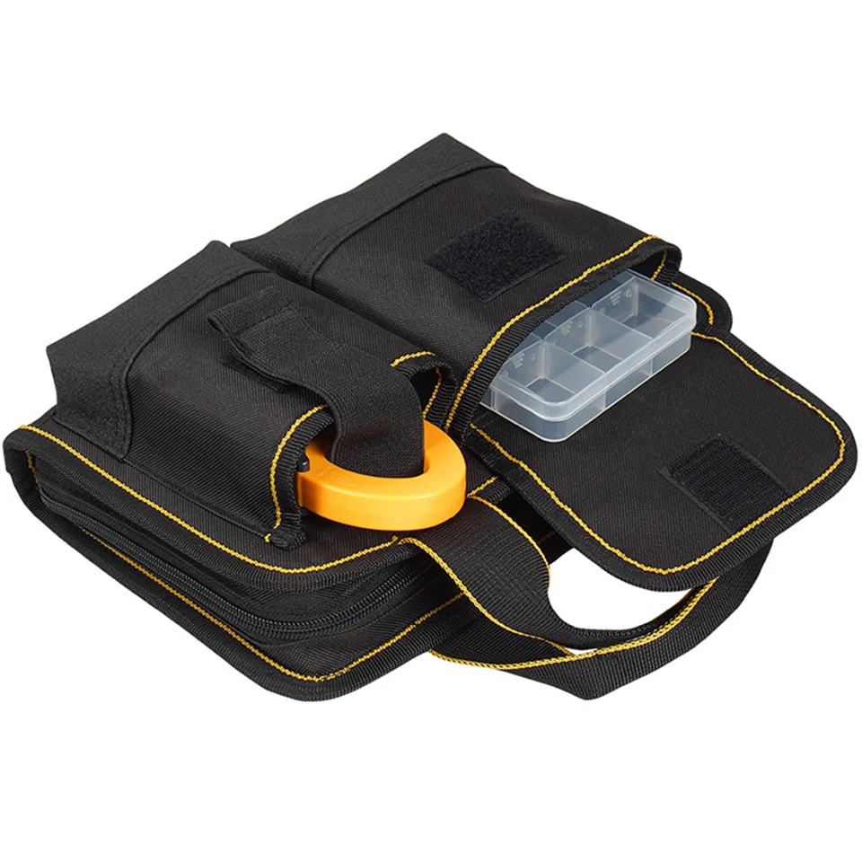 Heavy Duty Waterproof Tool Bag - Folding Portable Electrician Organizer with Zipper & Multiple Pockets for Repair Tools WH015