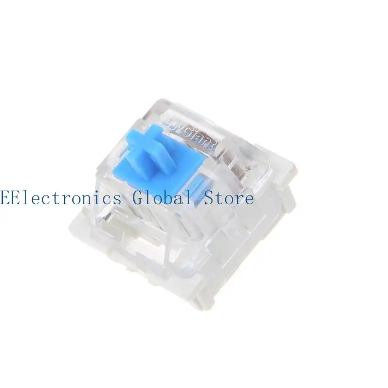 462B 10pcs teclado mecânico 3 pinos interruptor azul para testador teclado Cherry MX