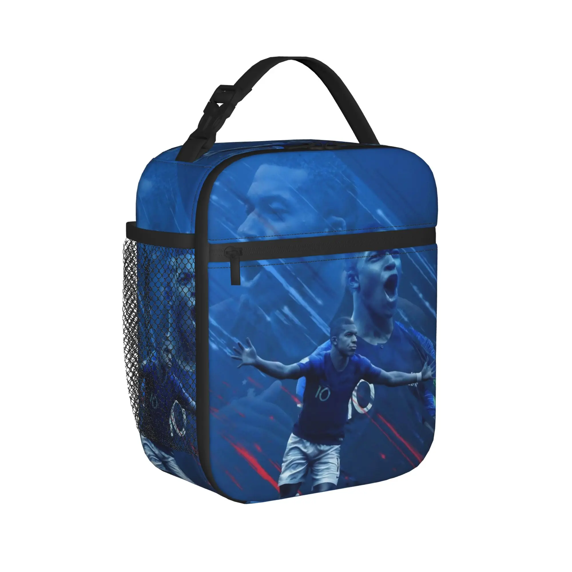 Mbappes Insulated Lunch Bags Portable Soccer Football Meal Container Cooler Bag Tote Lunch Box College  Picnic Men Women
