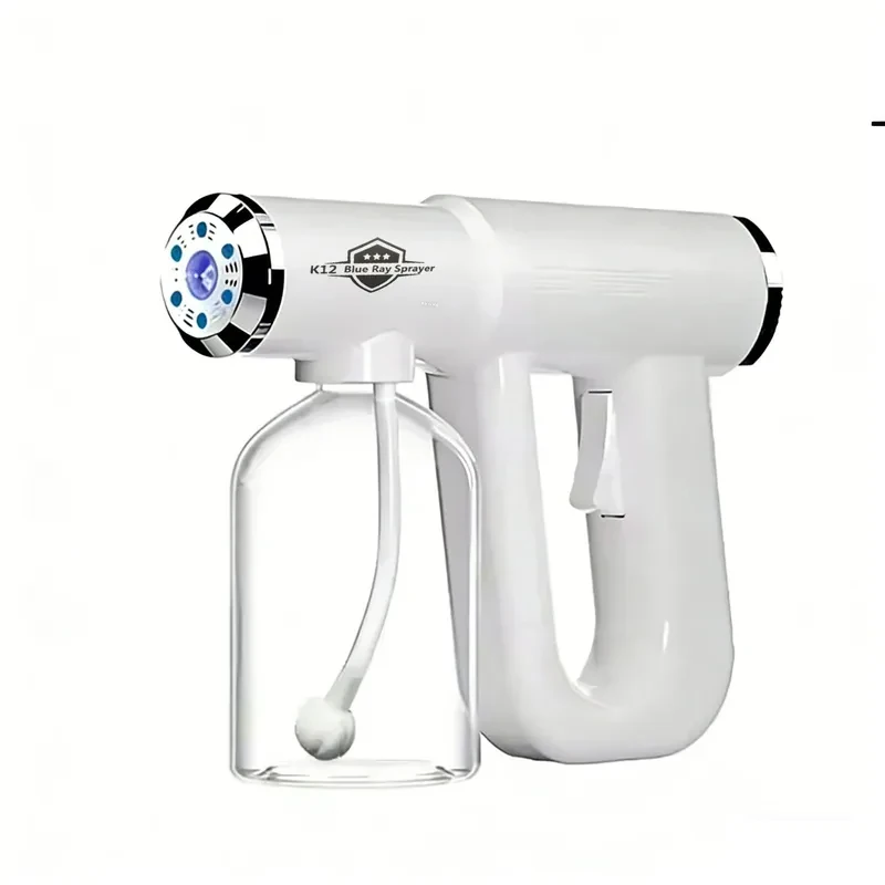 New USB Rechargeable Wireless Steam, Professional Styling Tool Blue Light Nano Hair Care Spray 300ML