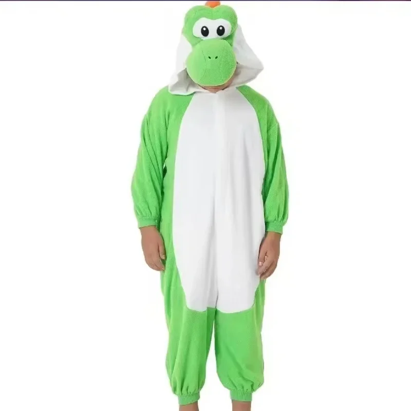 Yoshi volwassen onesie pyjama kawaii schattige cartoon anime karakter cosplay nachtkleding jumpsuit anime perifere loungewear