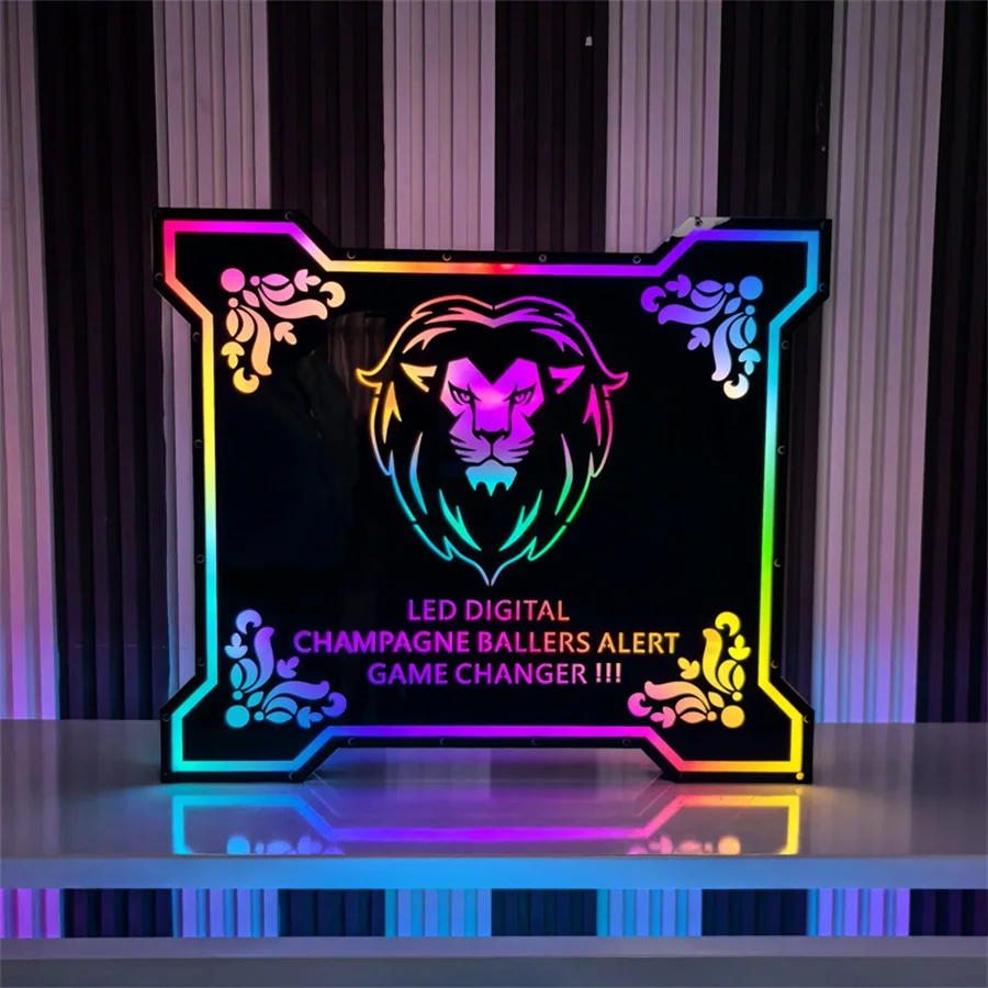 Nightclub App Controlled Programmable DIY LED Message Board Sign Nightclub APP DIY Message Billboard Sign Wine Display Holder