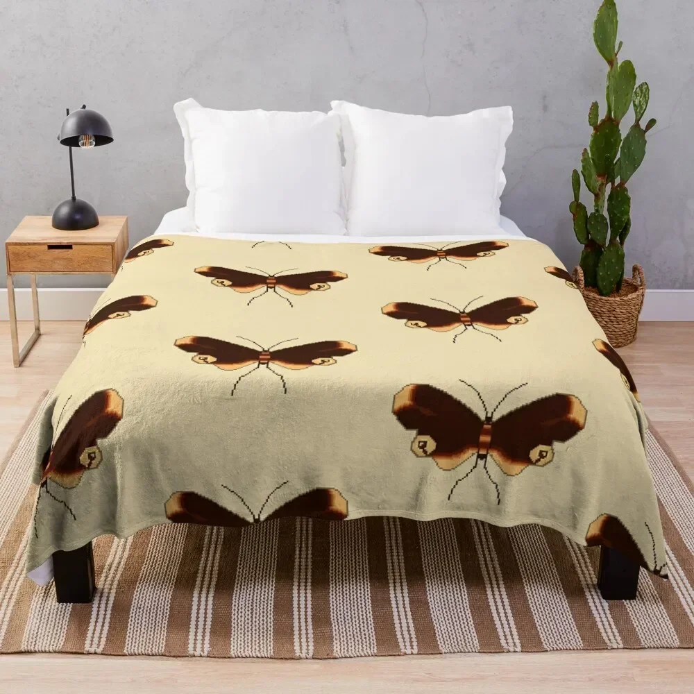 

Moth Eye Throw Blanket Soft Soft Plaid Blankets