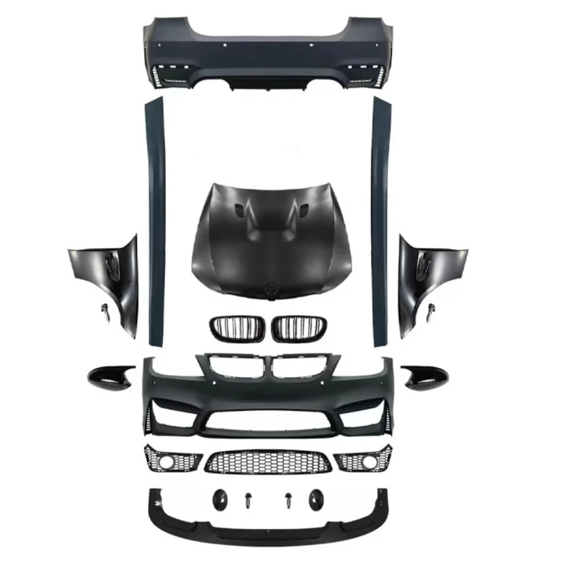 

Dream Car Flying Wing 2025 New High Quality E90 To M4 Style Bodykit Hood Fenders Front Rear Bumper Lip