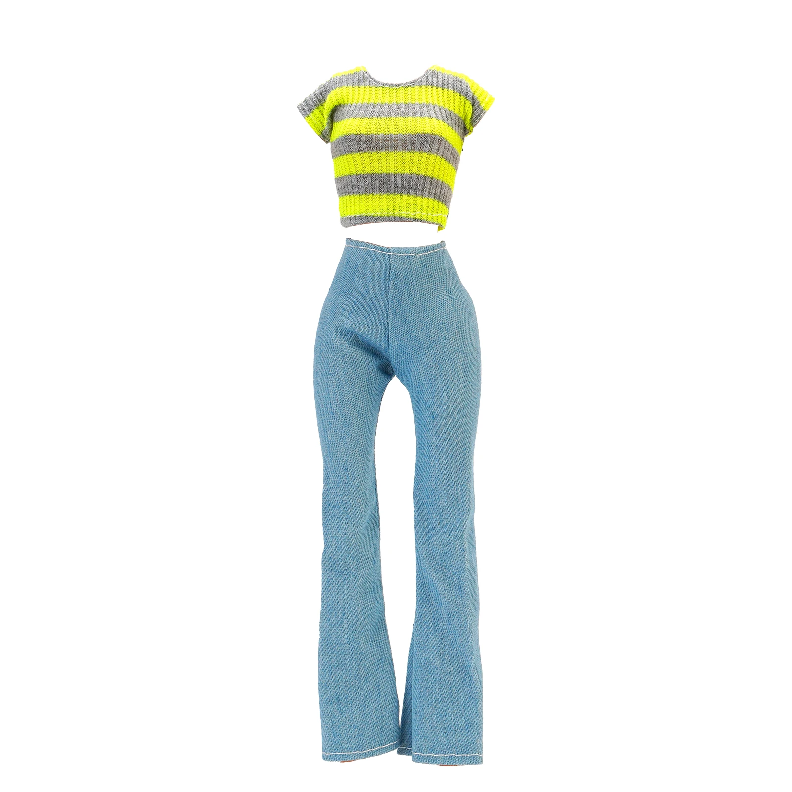 

1/6 Doll Outfit 30cm Doll Fashion Tops T-shirt Daily Trousers Pants Sport Clothes 11.8 Inch BB Doll Accessories