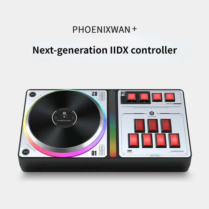 PHOENIXWAN Gamepad Gaming Controller Nächsten-generation DIY für Beatmania IIDX BMS G2R LR2 Rhythmus Spiel Controller