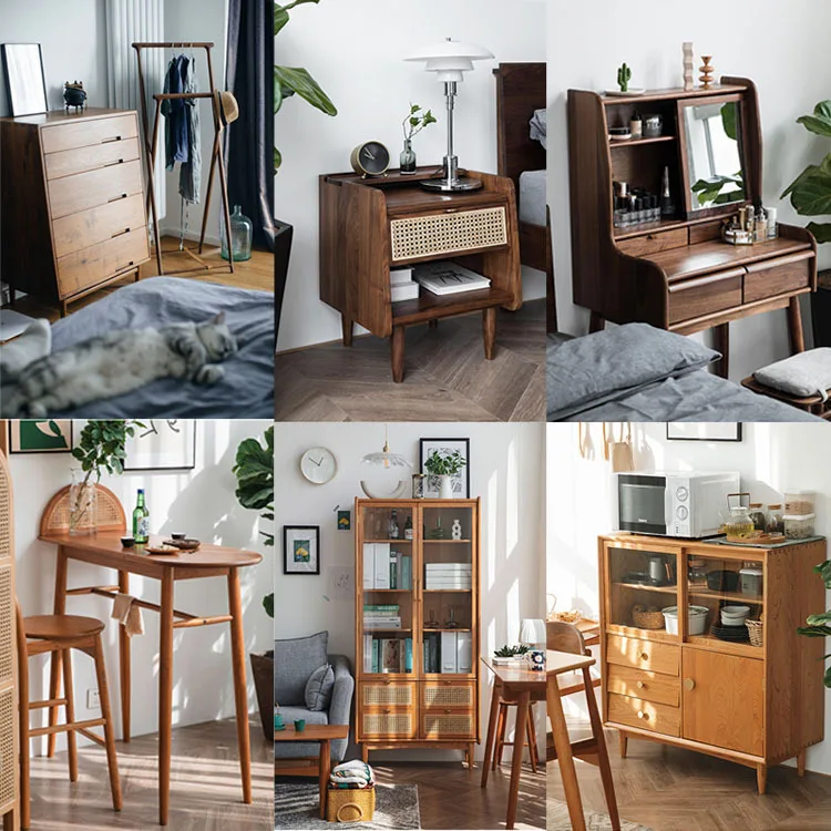 

Обеденный стол для всего дома, тумба под телевизор, диван, обеденный стул, кровать из массива дерева, экологически чистая мебель для дома