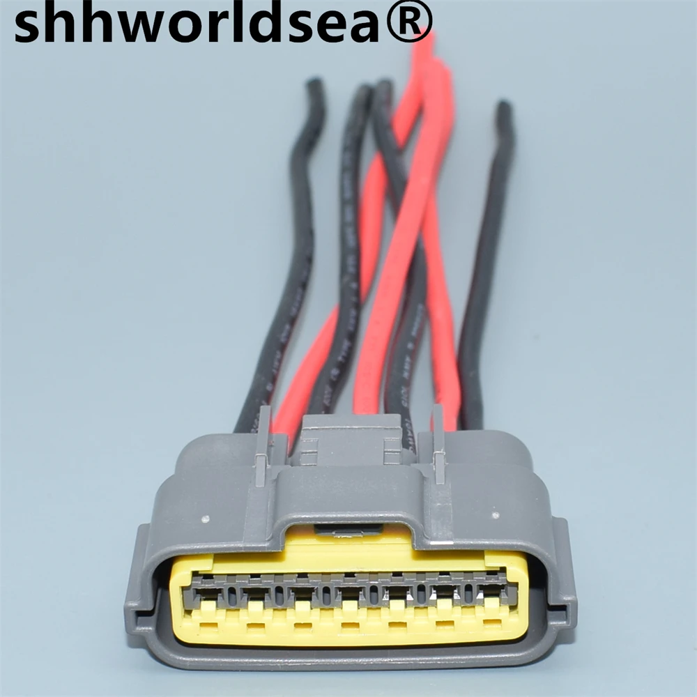 

shhworldsea 7 Pin/Way Plastic Housing Plug Automotive Waterproof Connector With Wire Harness Cable For Nissan 6098-0148