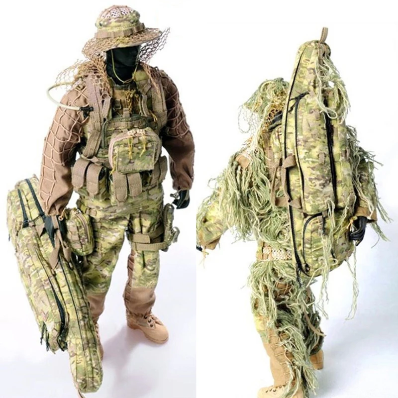 ZYTOYS 1/6 Scale Male Soldier CP Sniper Suit Hide Disguise Clothes Set Model For 12-cal Action Figure Collection Dolls Toys Fan