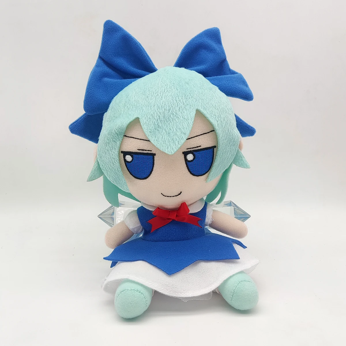 Lovely Plush In Stock fumo×fumo TouHou Project Cirno(ICECRYSTAL)-PVC Doll X1 Kawaii Gift