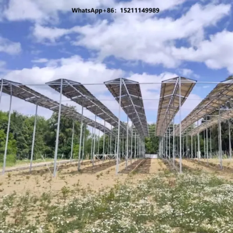Professional 100kW Solar Panel System for Greenhouse Agriculture | Lithium Backup Power