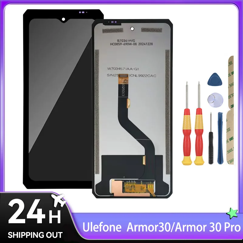 For Ulefone Armor 27/Armor 27 Pro/Armor 27T/Armor 27T Pro/Armor 30 Pro/Armor 33 Pro/Armor 22 /LCD Display + Touch Screen + Tools