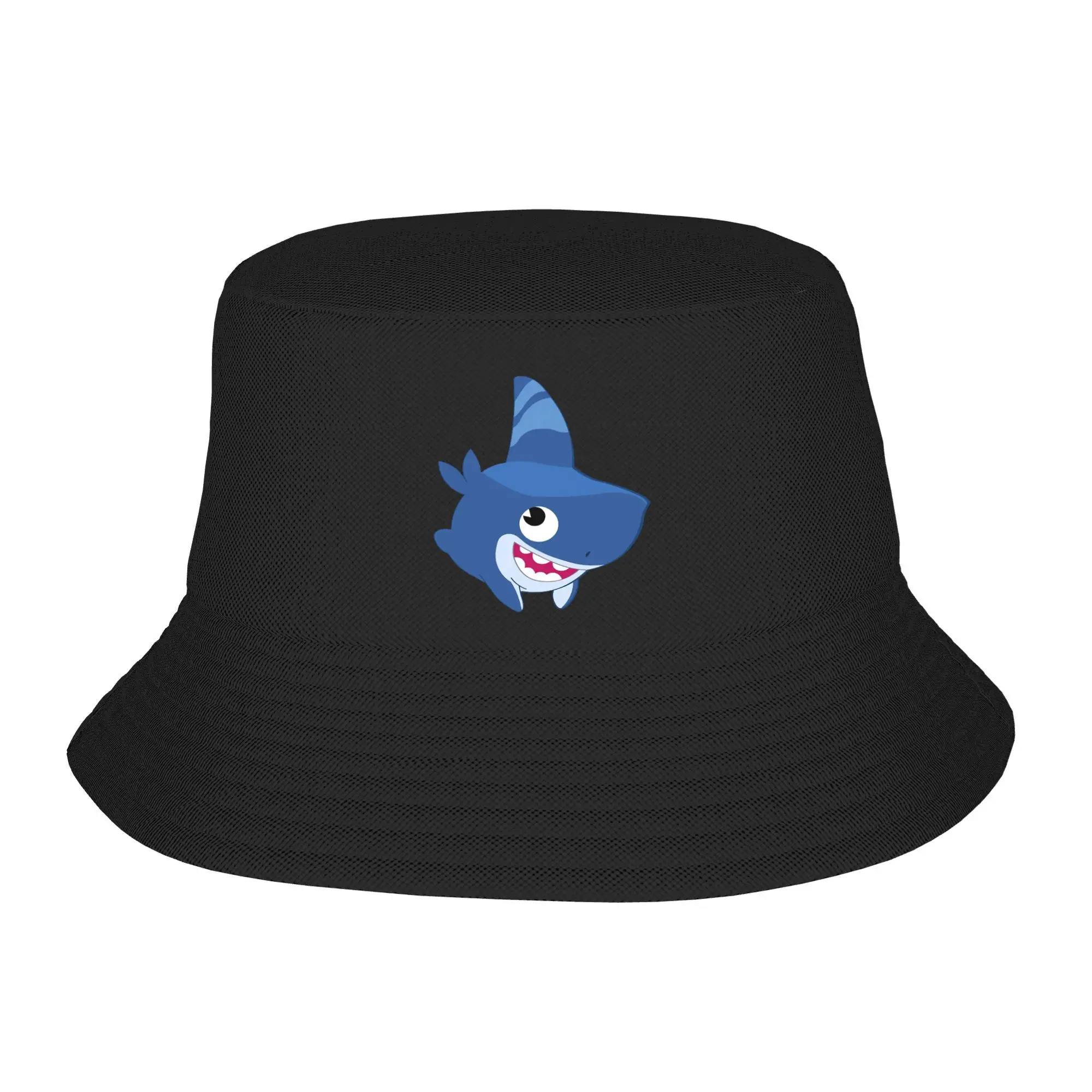 

Funny Shark Dog Bucket Hat Panama Bob Hats Outdoor Fashion Reversible For Summer Beach Fishing Unisex Fisherman Caps