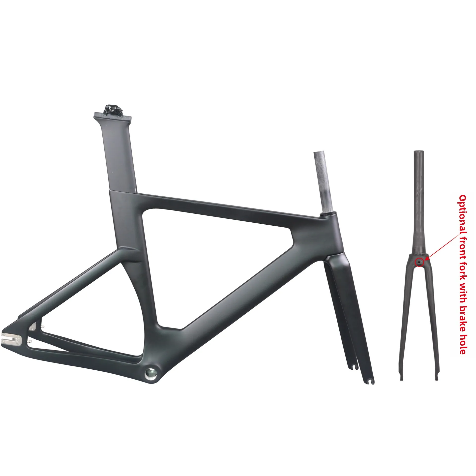 Cycling Carbon Carbon F10 High Template Carbon Fiber Dead Fly Bike Frame Single Speed Field Frame Fixed Tooth Frame