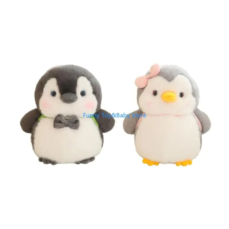 

Lovely Furry Penguins Stuffed Toy Soft Plush Animal Cuddle Doll For Children Nursery Room Decoration Gift for Her C90B