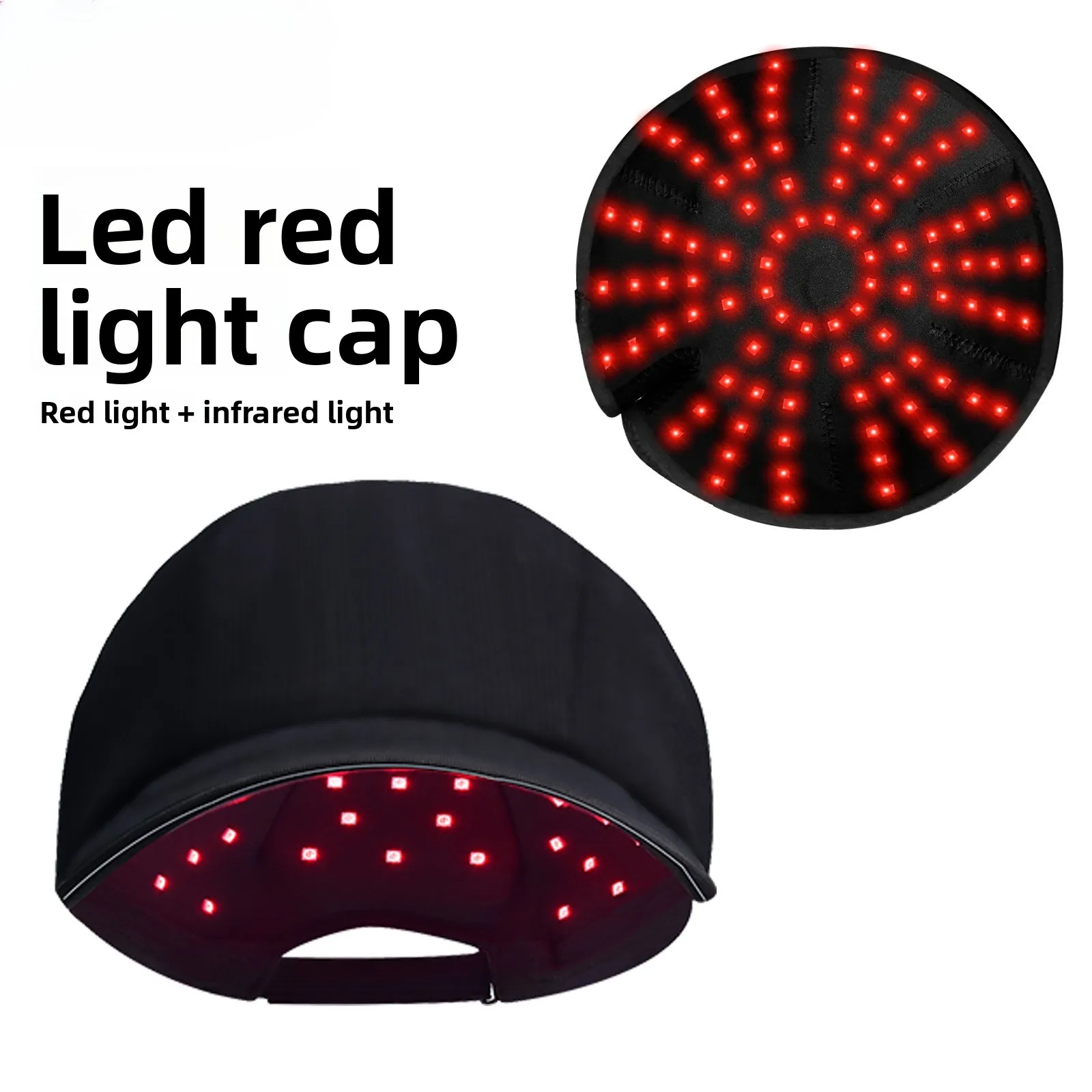 Red Light Heating Physiotherapy Hat, Red Light Hair Conditioner, Peaked Cap, Hair Growth Device, Red Light Hair Growth Cap