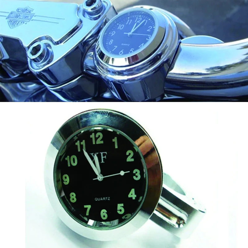 acessorios-para-motocicletas-harley-relogio-de-quartzo-a-prova-d'Agua-com-montagem-no-guidao-em-aluminio-preto
