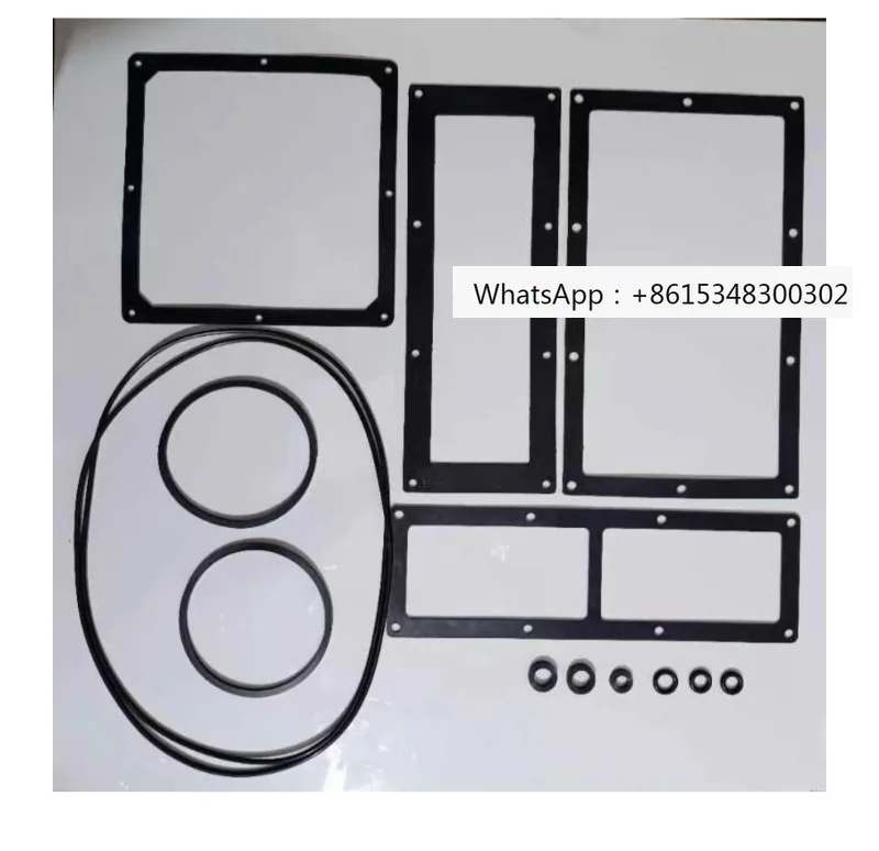 Nanguang 2X series rotary vane pump sealing gasket (supplied as a complete set).