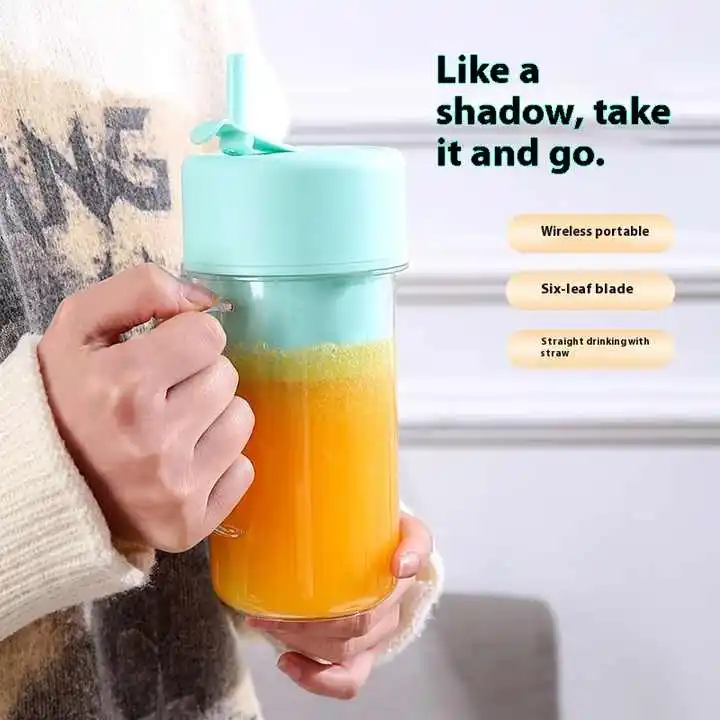 عصارة USB صغيرة محمولة جديدة، خلاط عصير سائل شخصي للفنادق الخارجية، مصدر طاقة كهربائي #4