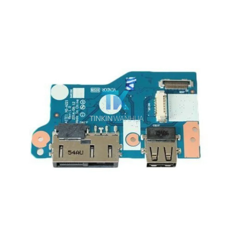 

W 00HT632 NS-A221 USB Power Jack Board For Lenovo IBM Thinkpad E450 E455 E550 E555