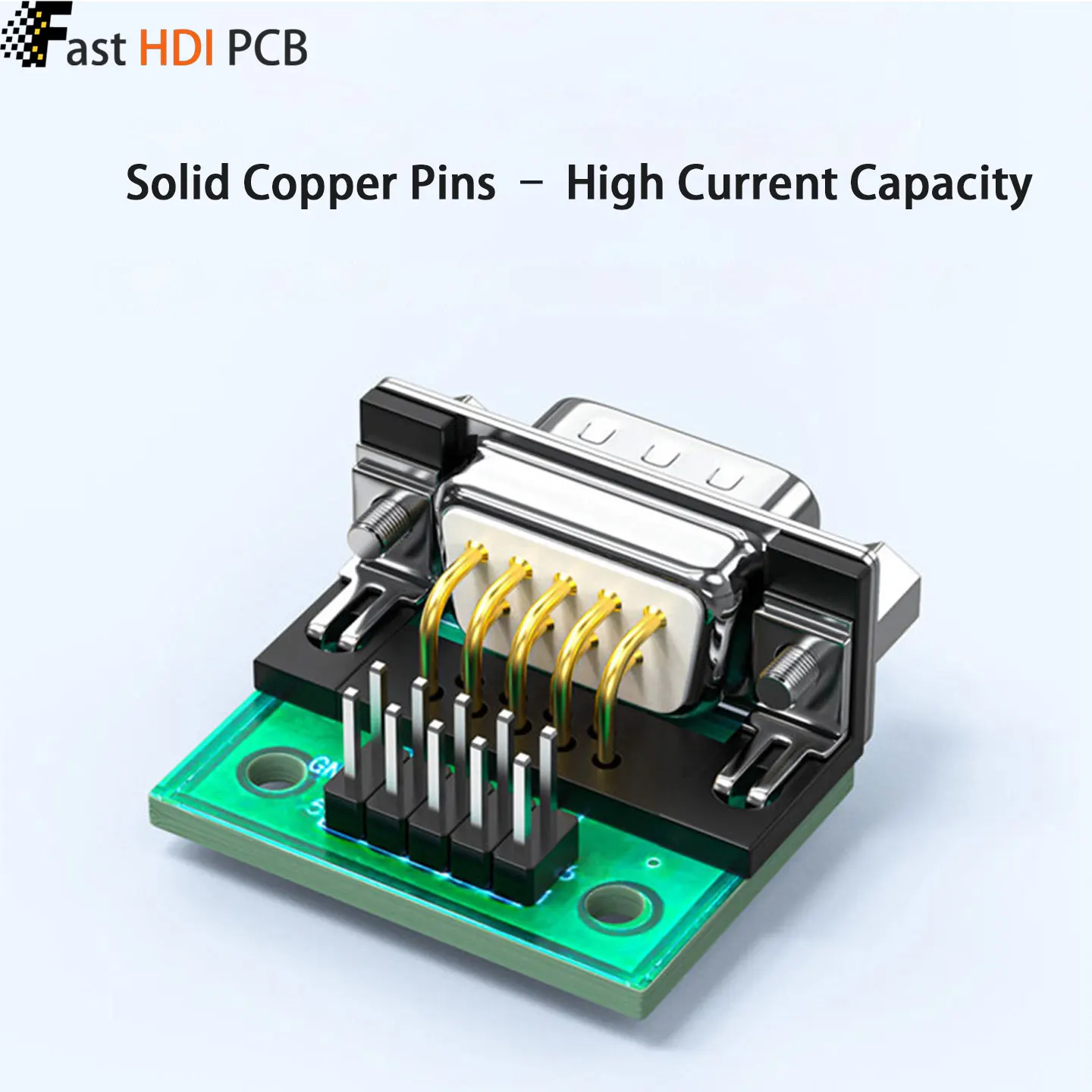 DB9 DB15 DB25 DB37 to 2.54mm Pin Header Adapter Board Male Female Breakout Module for RS232 RS485 Serial Communication PLC