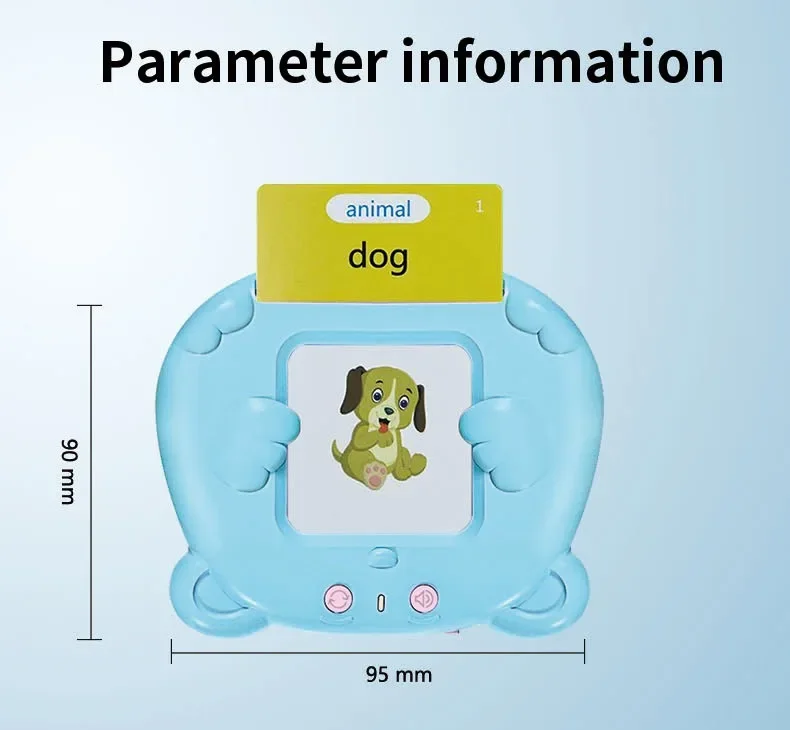 Carte Flash d'Éducation Précoce pour Enfant, Jouets d'ApprentiCumbria Précoce du dériv, Livre Audio Électronique en Anglais, Cadeau