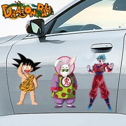 Dragon Ball Anime Sticker Son Goku Oolong Dumpling Car Decoration Sticker Cute Refit Sticker Children's Toy Birthday Gift