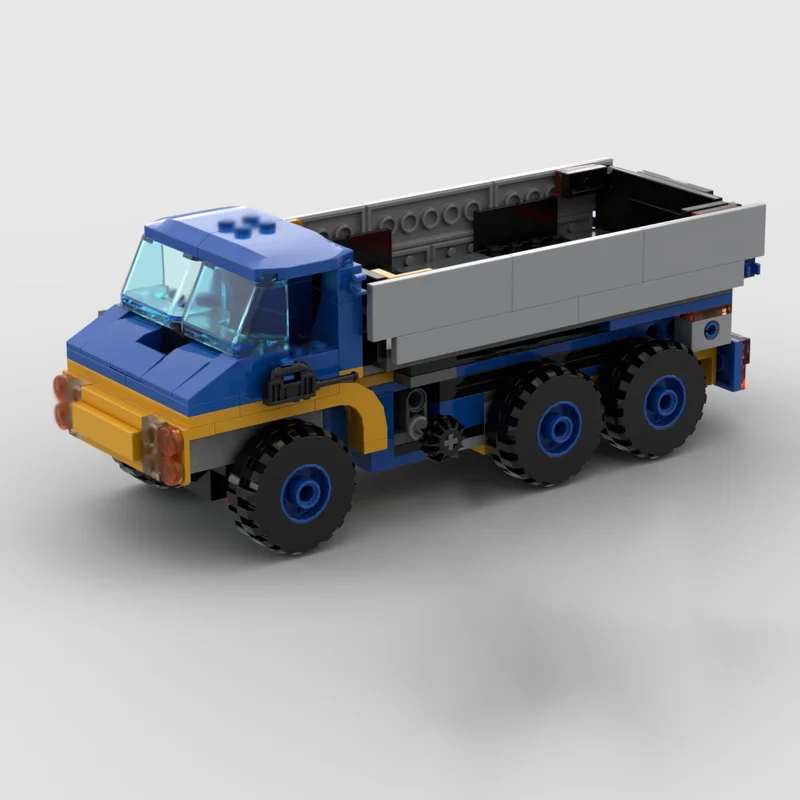 مدينة نموذج سيارة MOC قوالب بناء نقل البضائع شاحنة قلابة وحدات التكنولوجيا الأطفال هدايا العيد تجميع اللعب البدلة