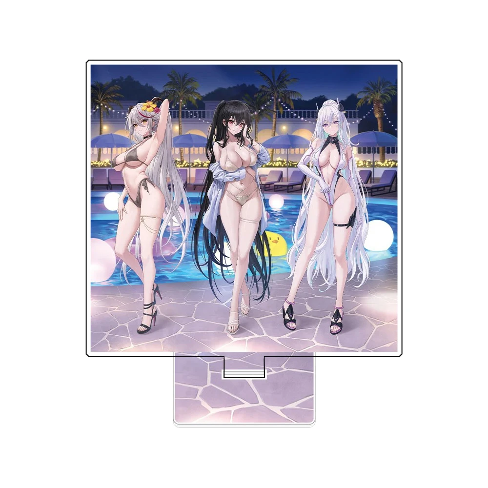 لعبة جديدة Azur Lane حامل أكريليك نموذج الشكل تأثيري لوحة حامل توبر عيد الميلاد المشجعين عيد الميلاد زخارف مكتب لوحة هدية #5