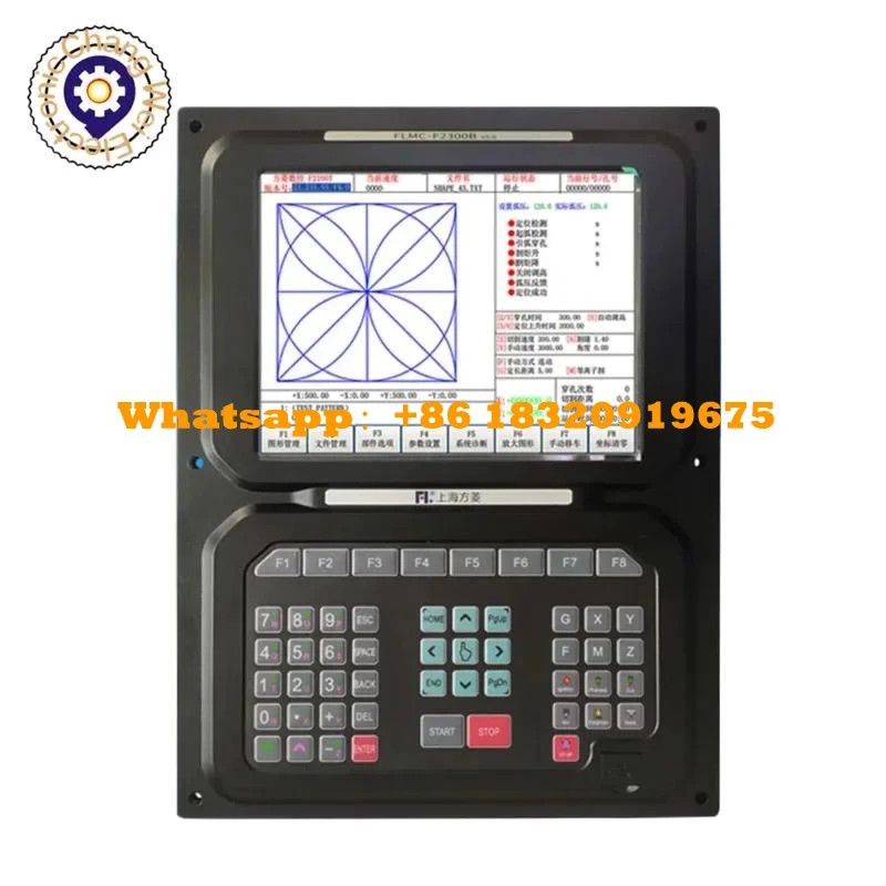 CNC Flame And Plasma Cutting Machine F2300BT V5.0 10.4 Inch LCD 2 Axis Connected Controller System Cyclmotion