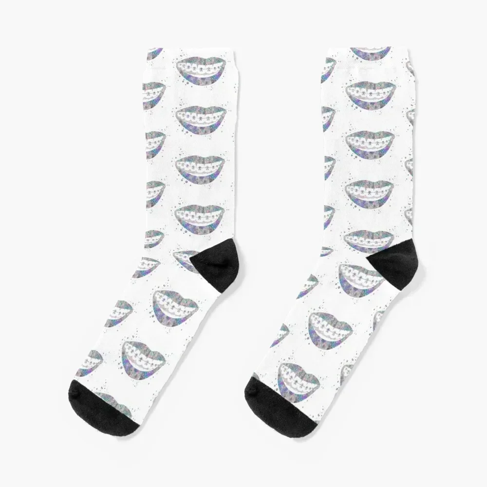 

Teeth braces, dental anatomy Socks fashionable Wholesale sports and leisure sheer Men Socks Luxury Brand Women's