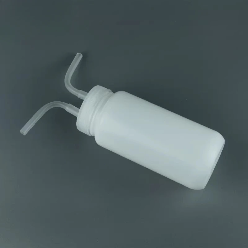 PP gas washing bottle, polypropylene absorption bottle instead of glass reaction bottle, HF resistant buffer bottle