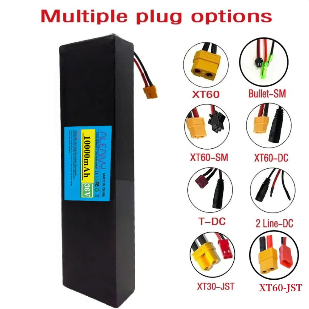 

Rechargeable 10S3P 36V 10000mAh 18650 Lithium-Ion Battery | 500W BMS | For KUGOO S1, S2, S3 Scooters