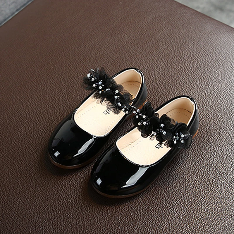 New Spring Girls Shoes Princess ballerine Dance Party scarpe da sposa strass scarpe per bambini per bambini di 3-12 anni