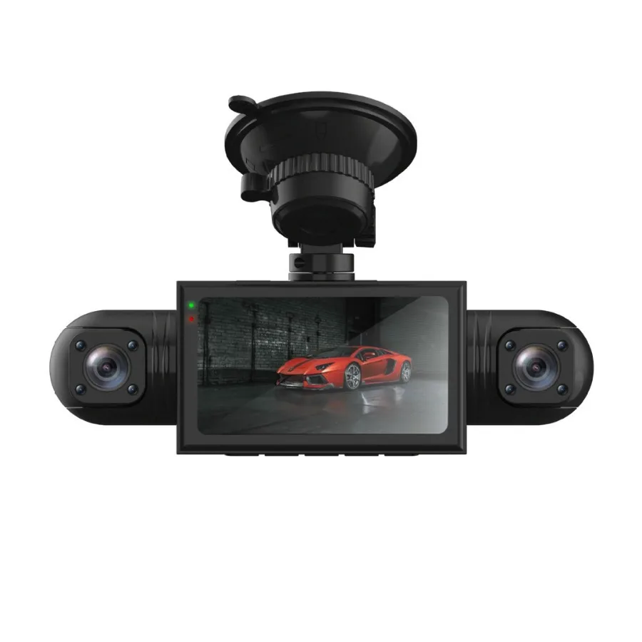 New S8 Driving Recorder 3.0-inch Four Record Same Display HD Night Vision Car Camera Parking Monitoring