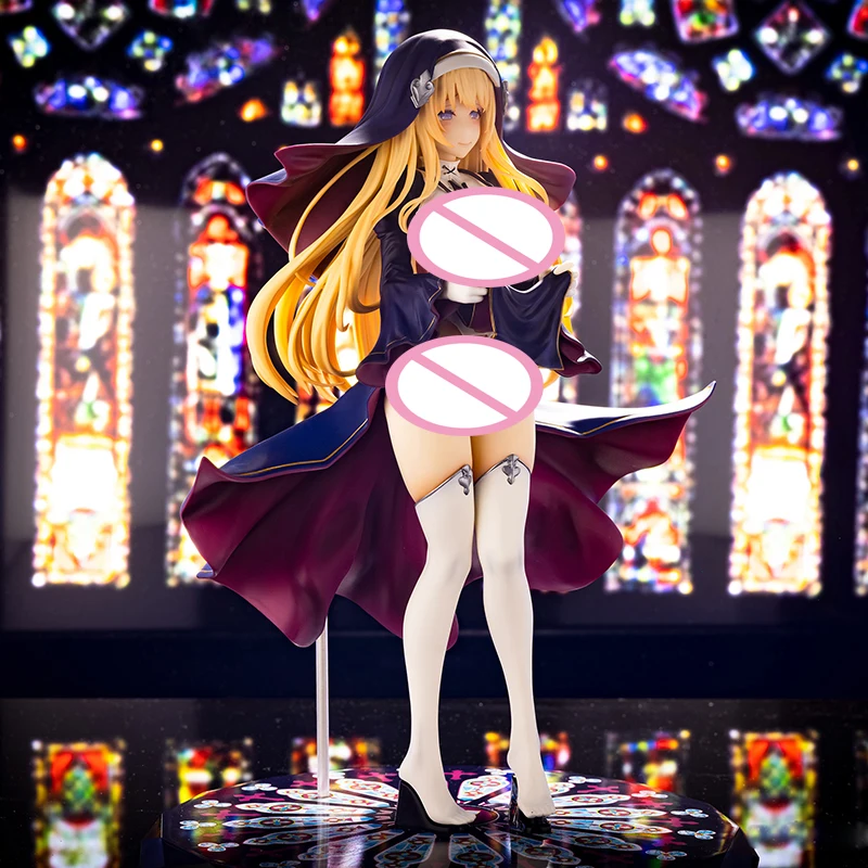 Vibrastar Original Character Charlotte Nun Japanese Anime Sexy Girl 1/6 PVC Action Figure Adult Collection Model Doll Toys Gift
