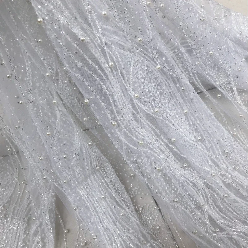 

Foil Sequin Mesh Fabric for DIY Sewing Evening Dress Performance Costume Decorative Arrangement Material Cloth By The Meter