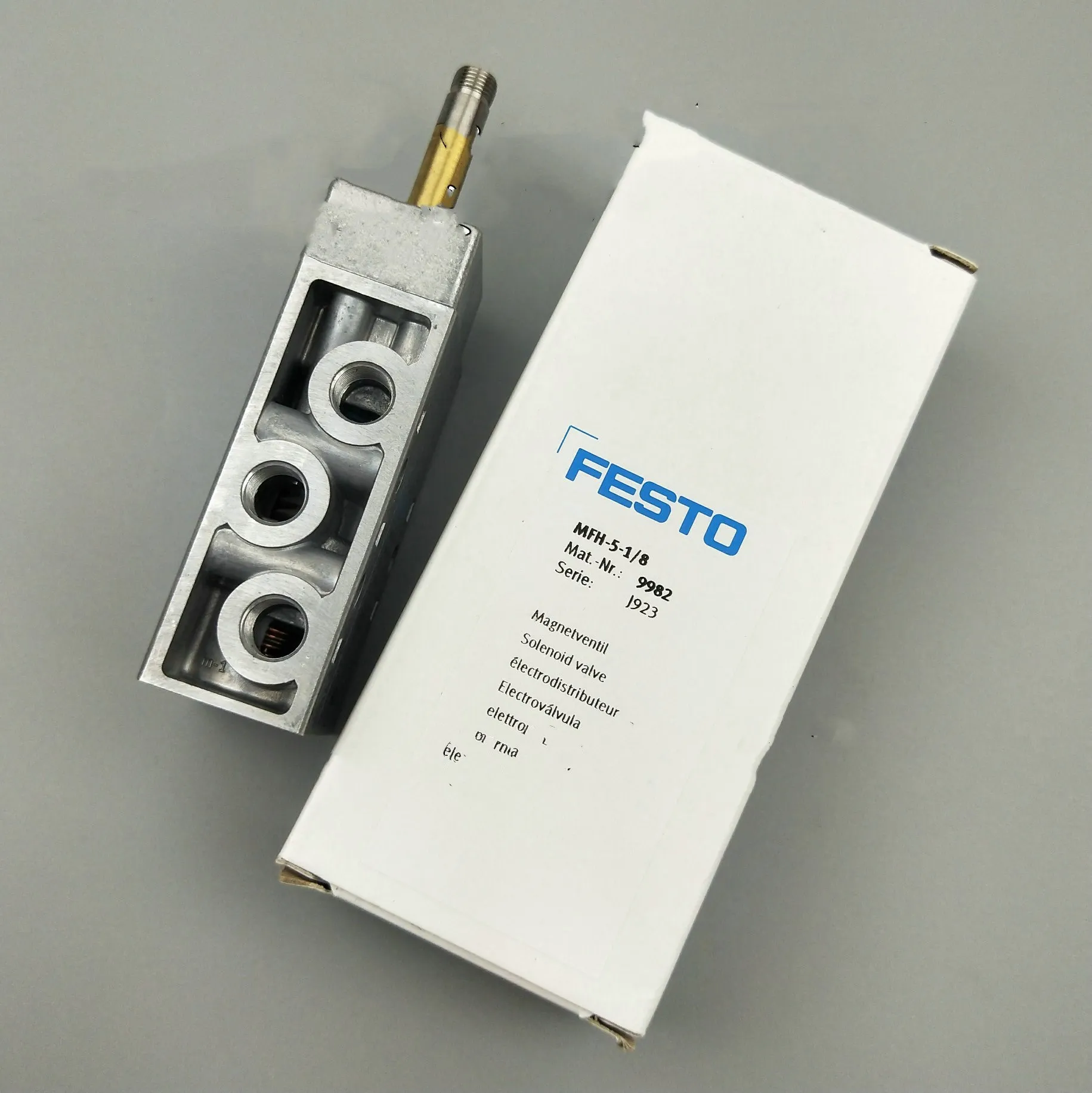 FESTO magnetic valve MFH-5-3/8-B JMVH-5-3/8-B MFH-5-3/8-S-B 4527 24V COIL MSFW-230-50/60 4540 MFH-5-1/4 JMFH-5-1/8-B