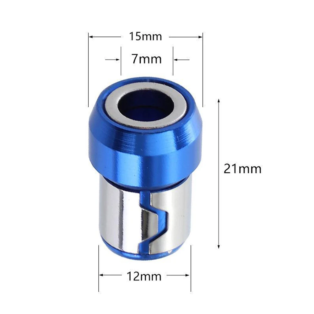 Magnetic Bit Holder Alloy Electric Magnetic Ring Screwdriver Bit Anti-Corrosion Strong Magnetizer for Phillip Drill Bit Magnetic