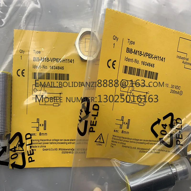 

The brand-new original sensor BI8-M18-VP6X-H1141 BI8-M18-VP6X One year warranty in stock