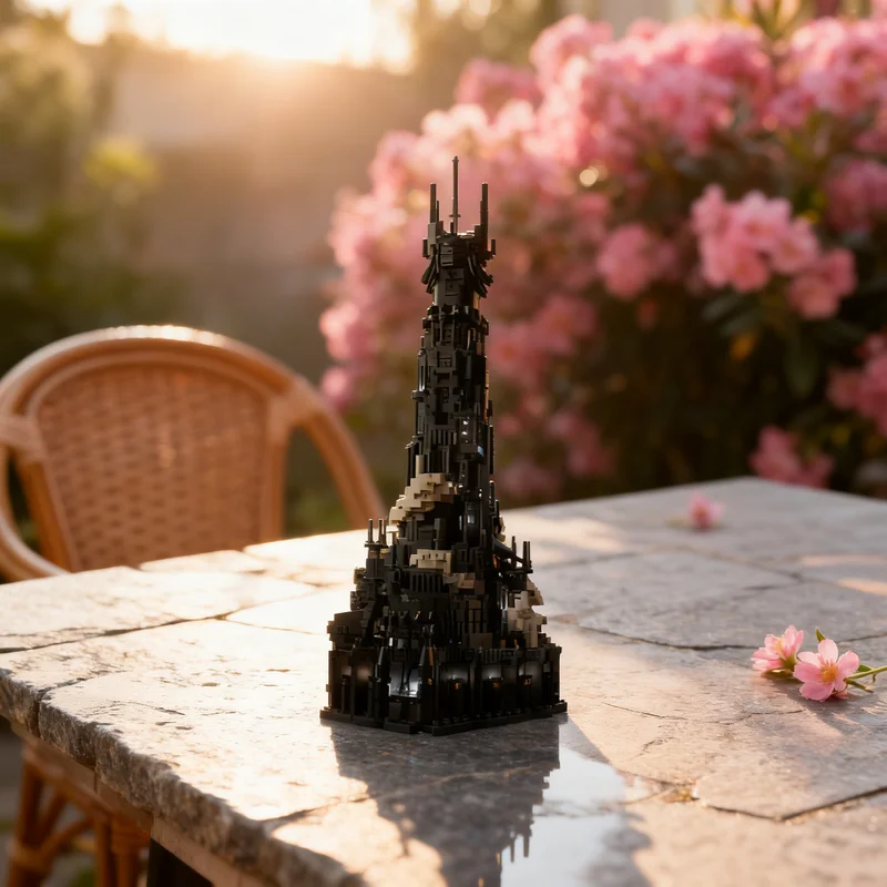 

5999pcs MOC LOTR Barad Du R Hobbit Lord Rings The Model Building Blocks Architecture Toys Christmas Gifts Education Kids Brick