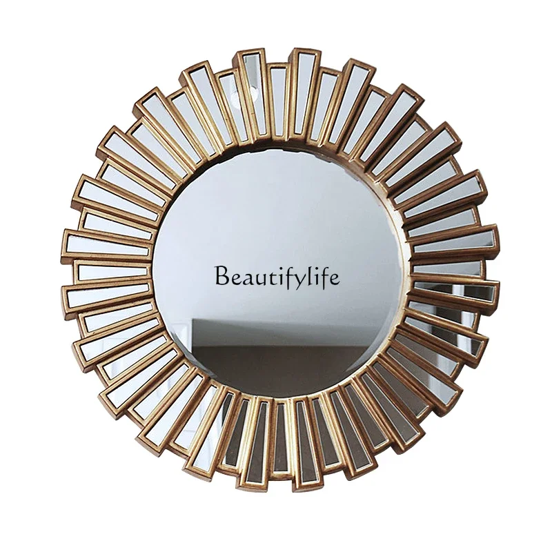 

Decorative Mirror American Living Room Background Wall Hanging Mirror