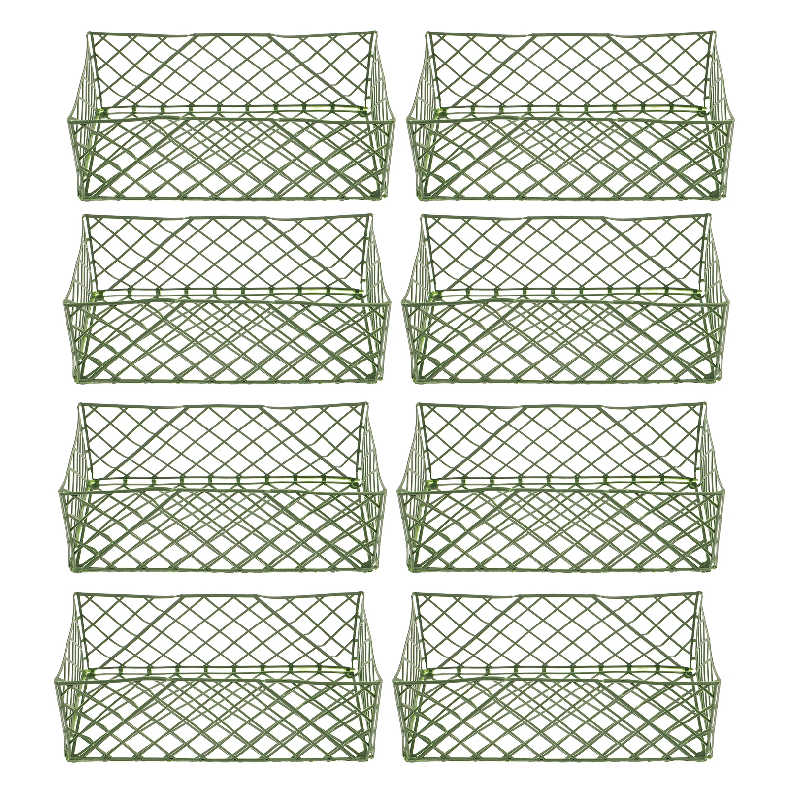

10 Pcs Green Clay Mesh Cover Plant Accessories Artificial Flower Arrangement Aid Holder Lightweight Durable Flower Mud Rack