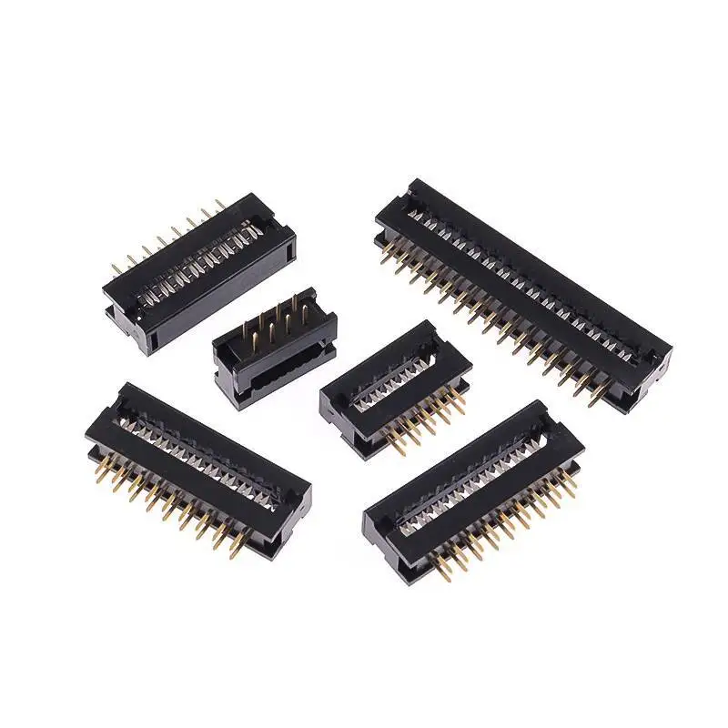 10 Stück FD Crimp-Steckverbinder, Lötplatten-Typ, Flachbandstecker 2,54 mm FD-6/8/10/14/16/20/26/40P – Detail 3