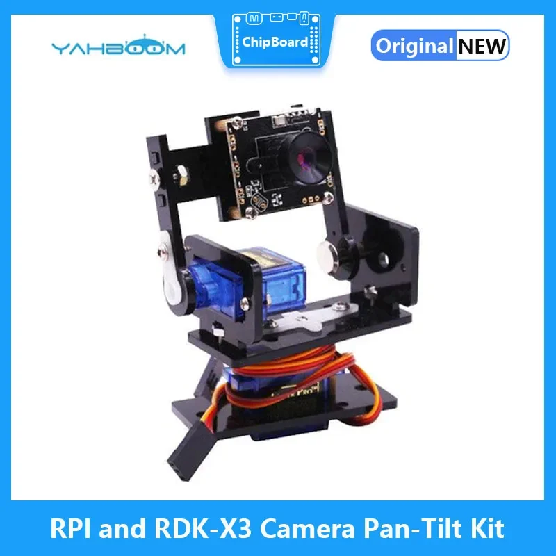 

Yahboom HD Camera Pan-Tilt Kit with 2 Pcs SG90 Servos for Raspberry Pi and RDK-X3