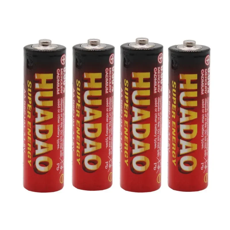 Aleaivy 60 pièces pharmacie 1.5 V AA pile carbone piles UM4 forte Explosion-1,5 volts AA batterie Non de milieu du siècle