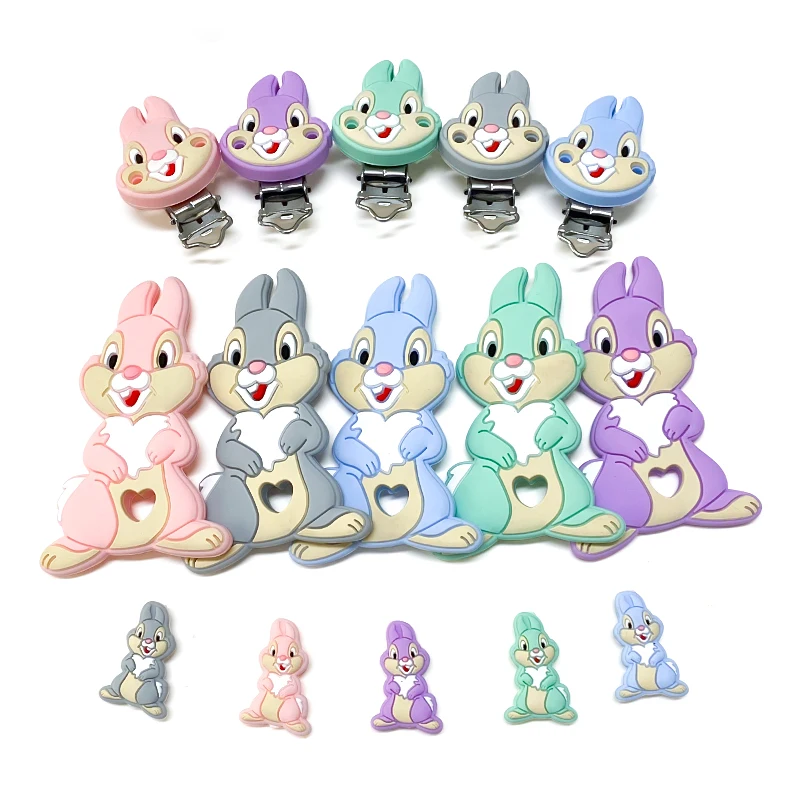 

1/3/10pcs Panpantu Silicone Pacifier Clip Pacifier Chain Holder Soother Nursing Clips BPA Free Pacifier Chain Accessories