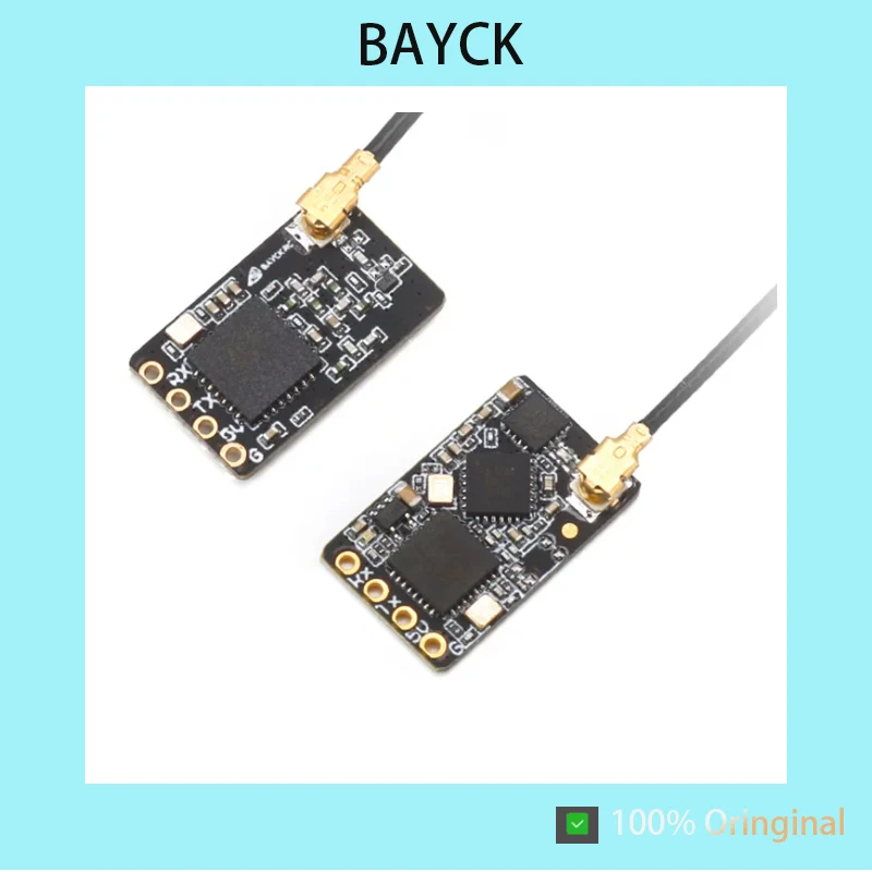 BAYCKRC ELRS Receiver 2.4G / 915MHz NANO RX ExpressLRS CRSF Receiver FPV Drone Quadcopter, Compatible with Radiomaster TX16S T-P